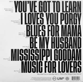 LP Nina Simone: You've Got To Learn