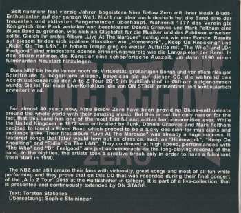 2CD Nine Below Zero: Live In Gifhorn