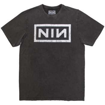 Merch Nine Inch Nails: Nine Inch Nails Unisex Stone Wash T-shirt: Classic Logo (small) S