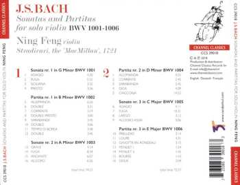 2CD Johann Sebastian Bach: Sonatas And Partitas For Solo Violin BWV 1001-1006