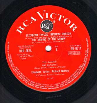 LP Nino Rota: The Taming Of The Shrew:  Scenes From The Motion Picture