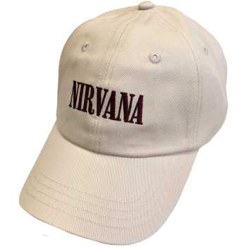 Merch Nirvana: Cap Text Logo Nirvana In Utero