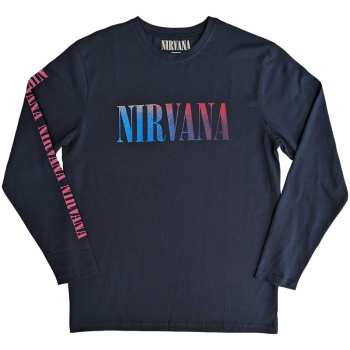 Merch Nirvana: Long Sleeve T-shirt Angelic Gradient