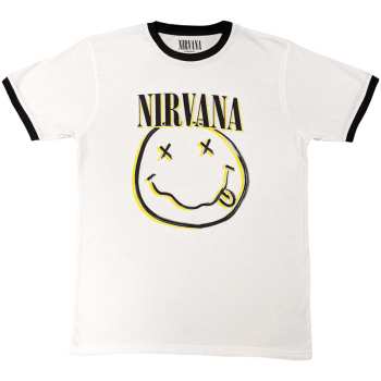 Merch Nirvana: Ringer T-shirt Double Smiley