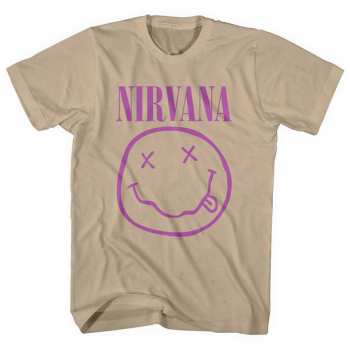 Merch Nirvana: T-shirt Purple Smiley