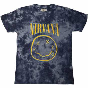Merch Nirvana: T-shirt Smiley Blue Stroke
