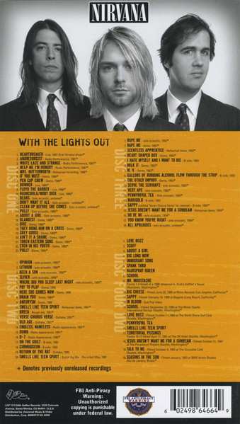 3CD/DVD/Box Set Nirvana: With The Lights Out