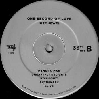 LP Nite Jewel: One Second Of Love