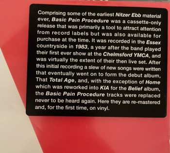 LP Nitzer Ebb: Basic Pain Procedure