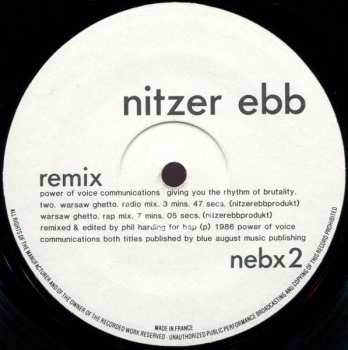 LP Nitzer Ebb: Warsaw Ghetto Remix