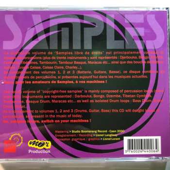 CD No Artist: Samples - 240 Percussion Loops Vol.4