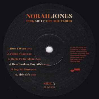LP Norah Jones: Pick Me Up Off The Floor