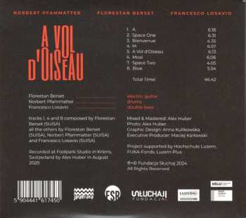 CD Norbert Pfammatter: A Vol D'Oiseau