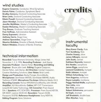 CD North Texas Wind Symphony: Dialogues & Entertainments