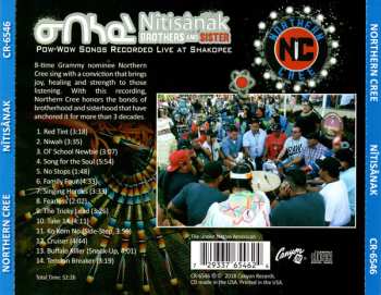 CD Northern Cree: Nîtisânak:Brothers And Sister: Pow-Wow Songs Recorded Live At Shakopee