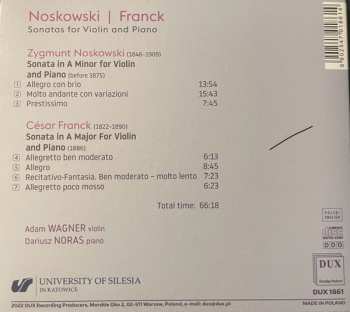 CD César Franck: Sonatas For Violin And Piano