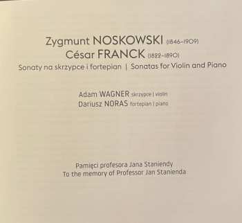 CD César Franck: Sonatas For Violin And Piano