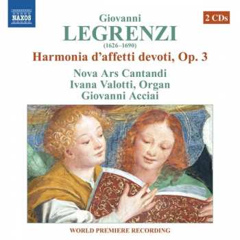 2CD Giovanni Legrenzi: Harminia D'Affetti Devoti, Op. 3