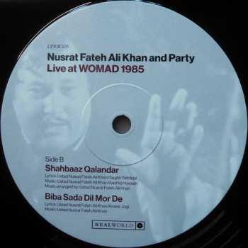 LP Nusrat Fateh Ali Khan & Party: Live At Womad 1985