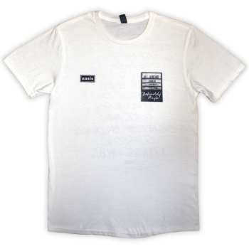 Merch Oasis: T-shirt Definitely Maybe Aaa Setlist