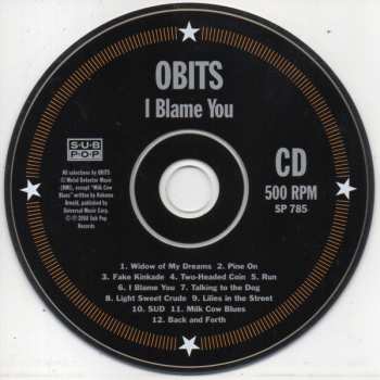 CD Obits: I Blame You