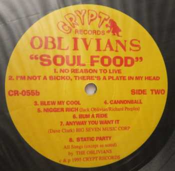 LP Oblivians: Soul Food