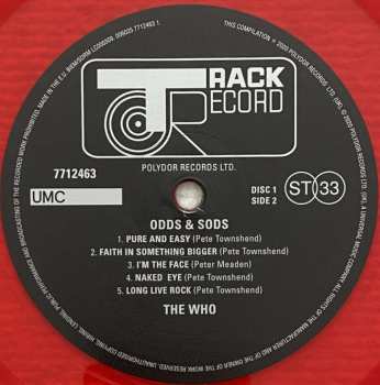 2LP The Who: Odds & Sods LTD | CLR