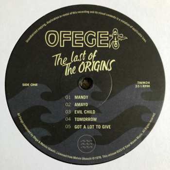 LP Ofege: The Last Of The Origins LTD