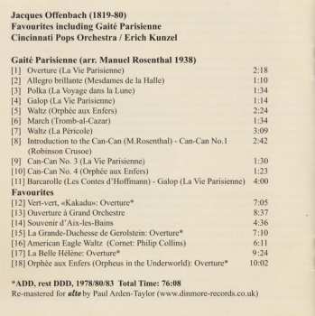 CD Jacques Offenbach: Offenbach Favourites