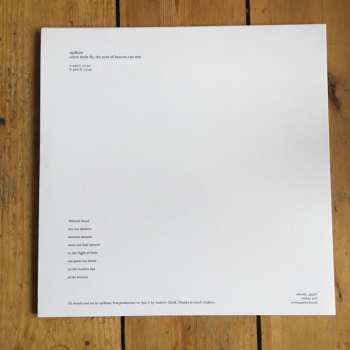 LP øjeRum: When Birds Fly, The Eyes Of Heaven Can Rest