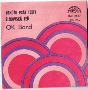 Album OK Band: Nemůžu Psát Texty / Žižkovská Zeď
