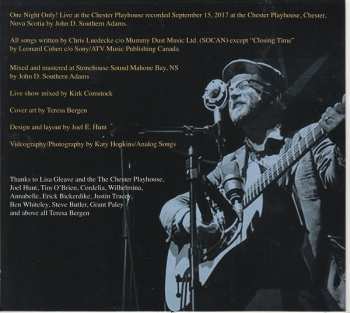 CD Old Man Luedecke: One Night Only! Live At The Chester Playhouse