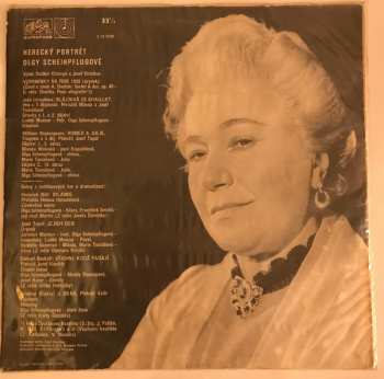 LP Olga Scheinpflugová: Herecký Portrét Olgy Scheinpflugové