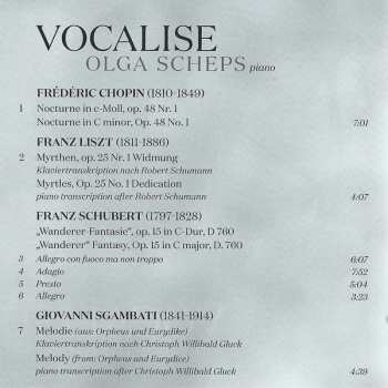 CD Olga Scheps: Vocalise