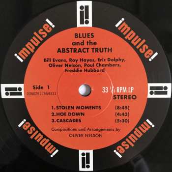 LP Oliver Nelson: The Blues and the Abstract Truth