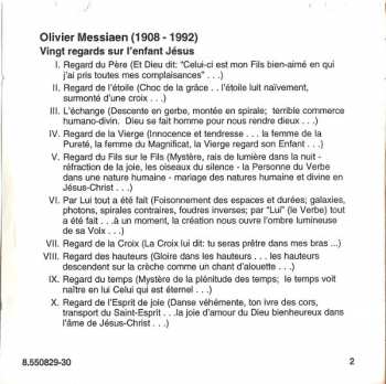 2CD Olivier Messiaen: Vingt Regards Sur L'enfant Jésus