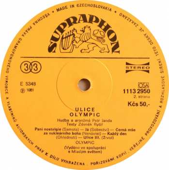 LP Olympic: Ulice