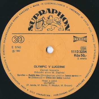 LP Olympic: V Lucerně