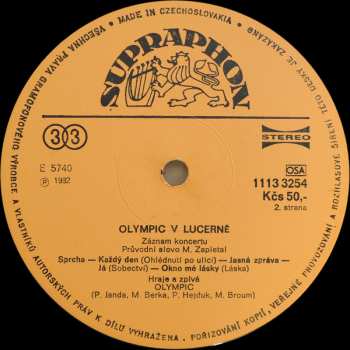 LP Olympic: V Lucerně