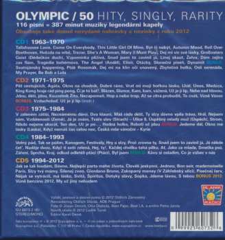 5CD/Box Set Olympic: 50 - Hity Singly Rarity