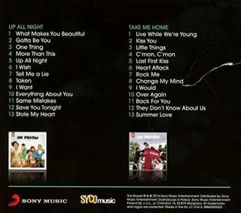 2CD/Box Set One Direction: Up All Night / Take Me Home