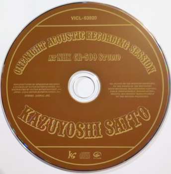 CD Kazuyoshi Saito: One Night Acoustic Recording Session at NHK CR-509 Studio