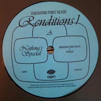 EP Oneohtrix Point Never: Renditions 1 LTD