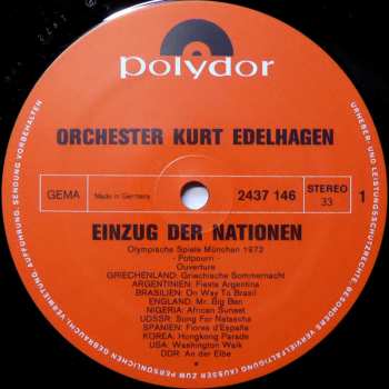 2LP/Box Set Orchester Kurt Edelhagen: Einzug Der Nationen