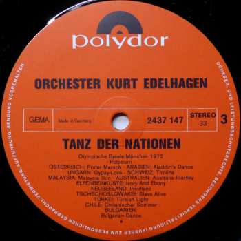 2LP/Box Set Orchester Kurt Edelhagen: Einzug Der Nationen