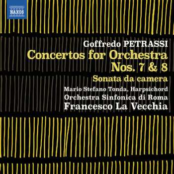 CD Orchestra Sinfonica Di Roma / Vecchia: Petrassi: Cons For Orch Nos. 7-8 & Son Da Camera