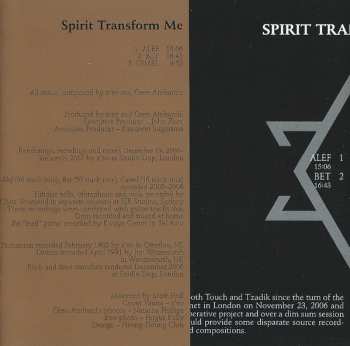 CD Oren Ambarchi: Spirit Transform Me