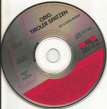 CD Tiroler Spatzen: So A Edelweiss