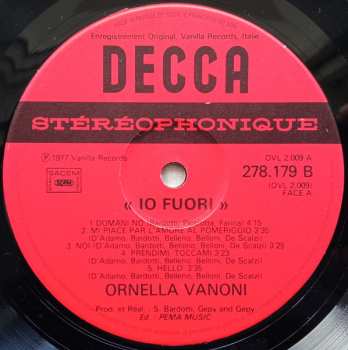 2LP Ornella Vanoni: Io Dentro / Io Fuori