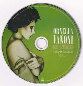 4CD/Box Set Ornella Vanoni: Oggi Le Canto Così Vol. 1, 2, 3, 4